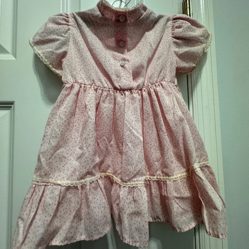 Vintage size 4 pink dress